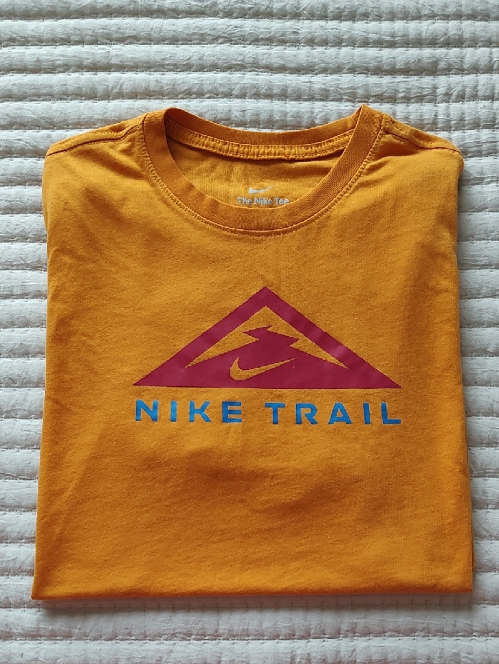 Nike Yellow Nike Trail Short-Sleeve Graphic Tee